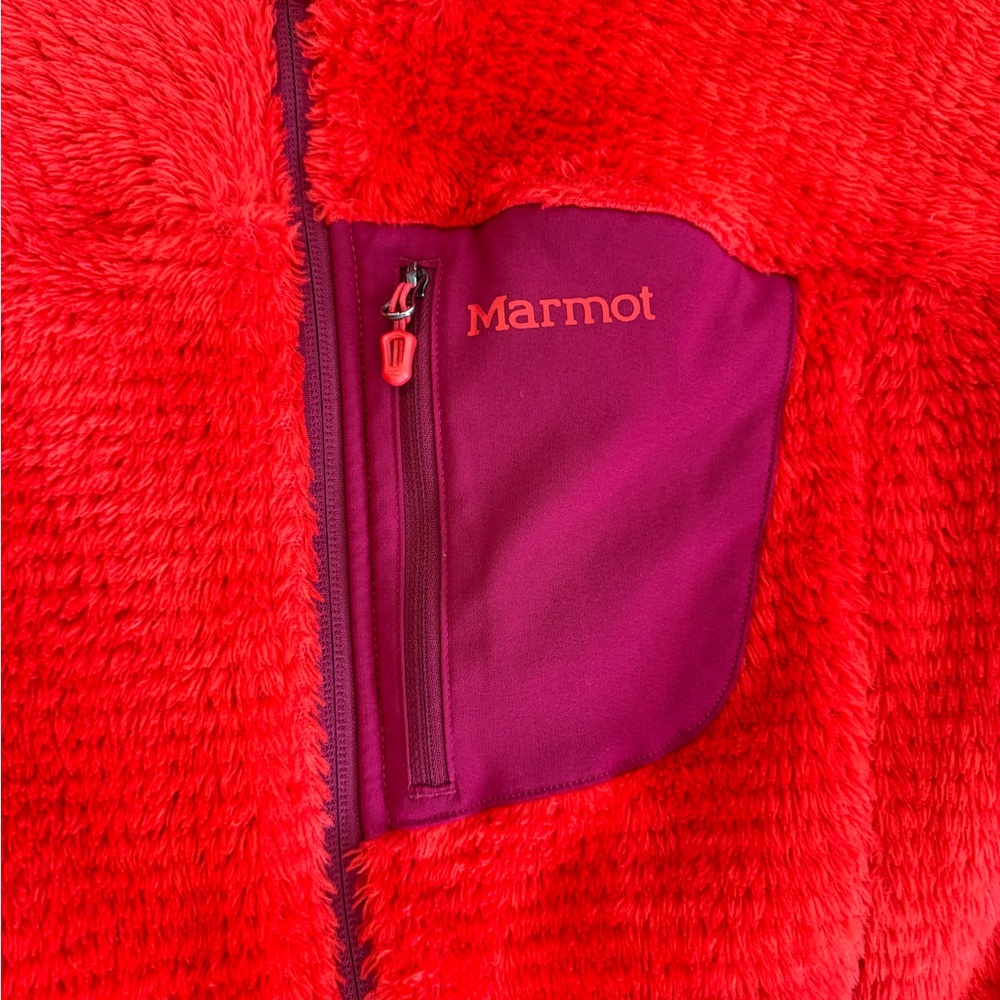 Marmot Red Jacket Size Large - image 3